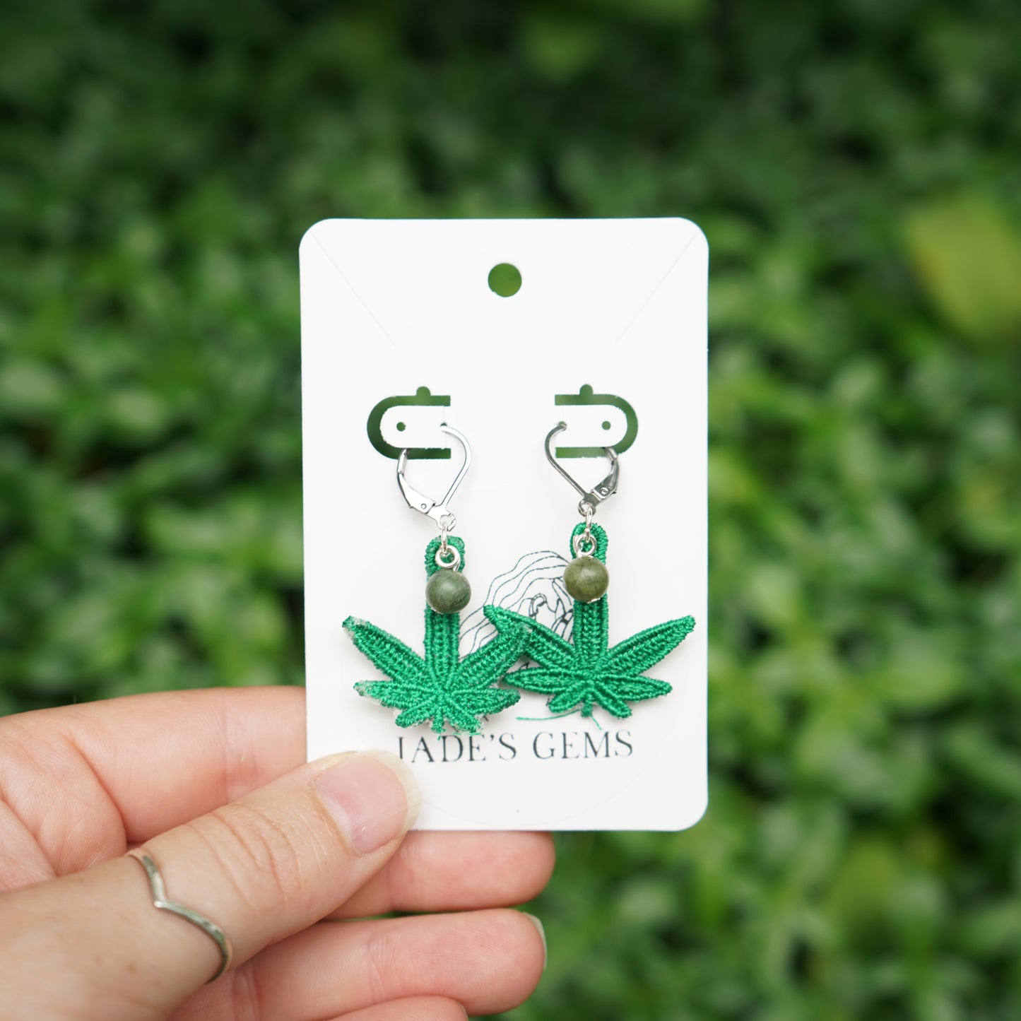 Pot Leaf Earrings