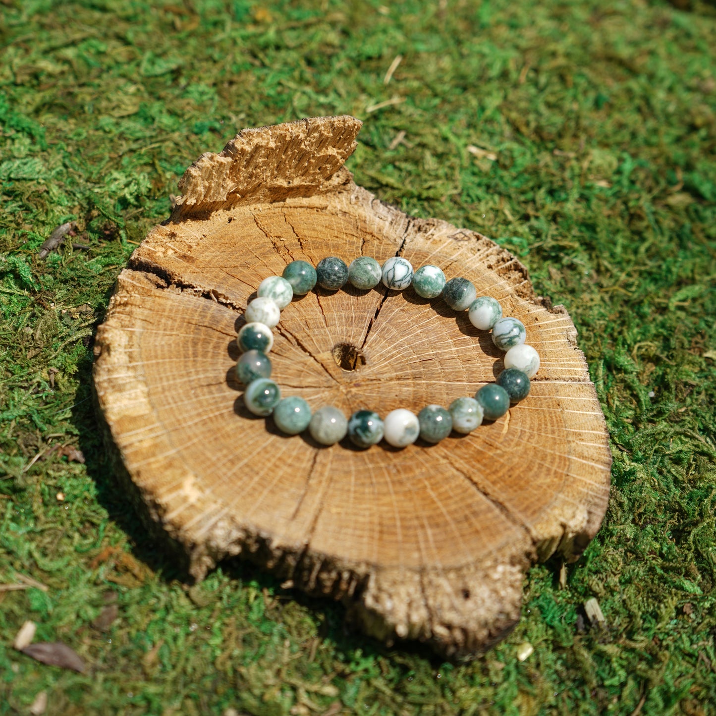 Tree Agate Bracelet