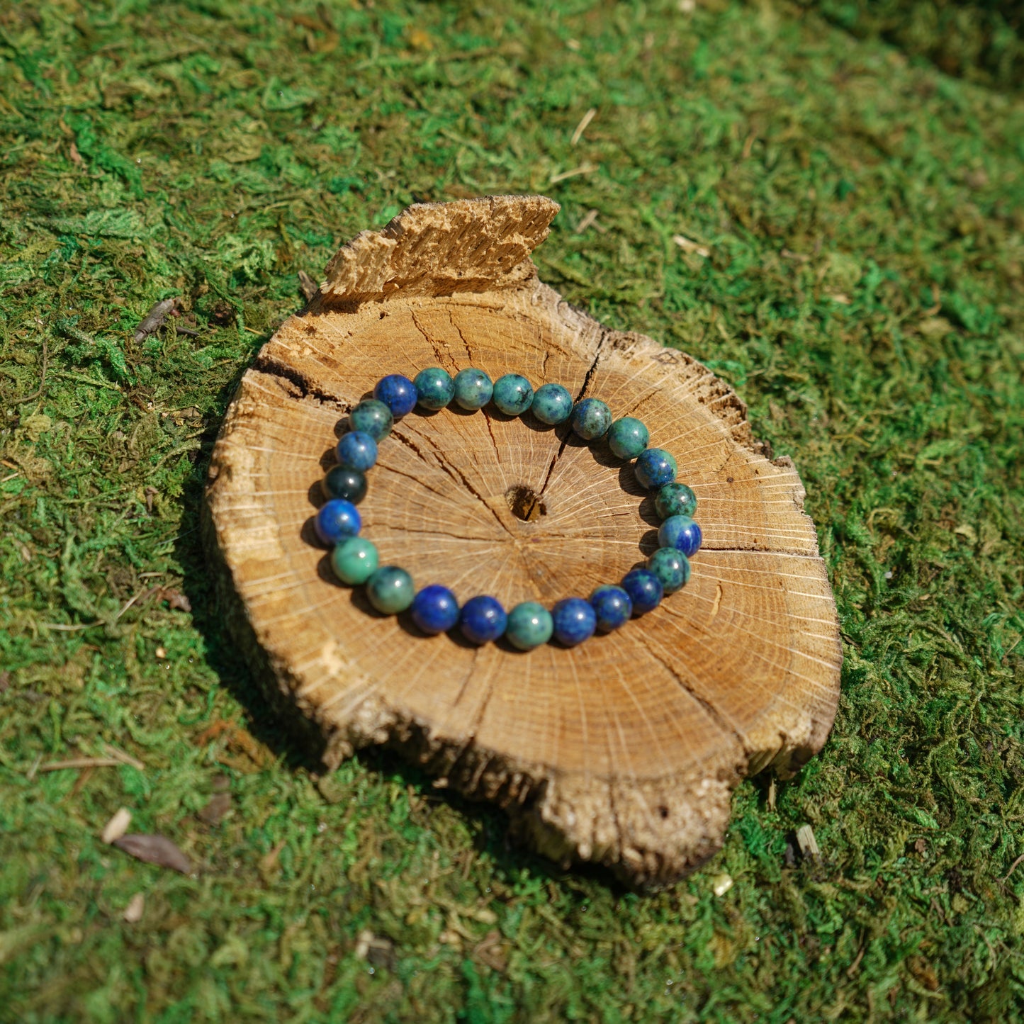 Azurite and Malachite Bracelet