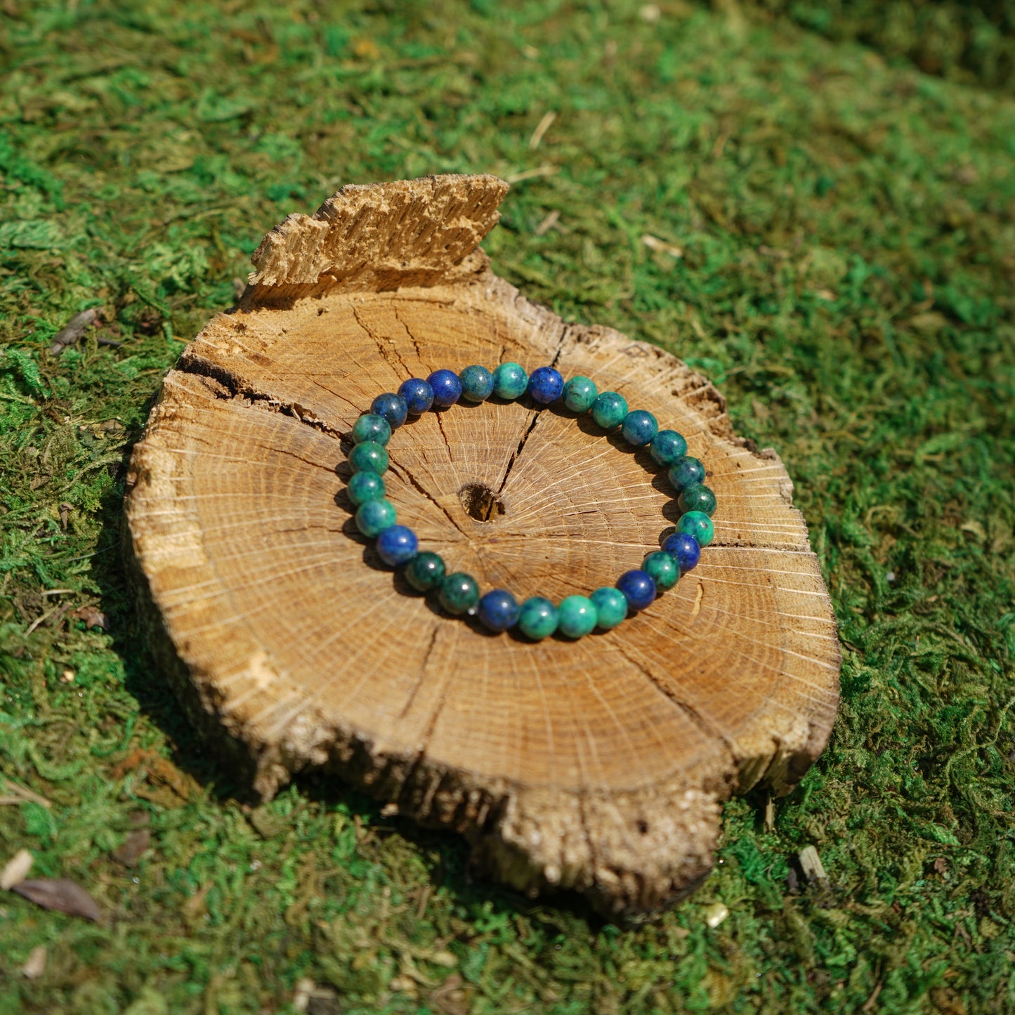 Azurite and Malachite Bracelet