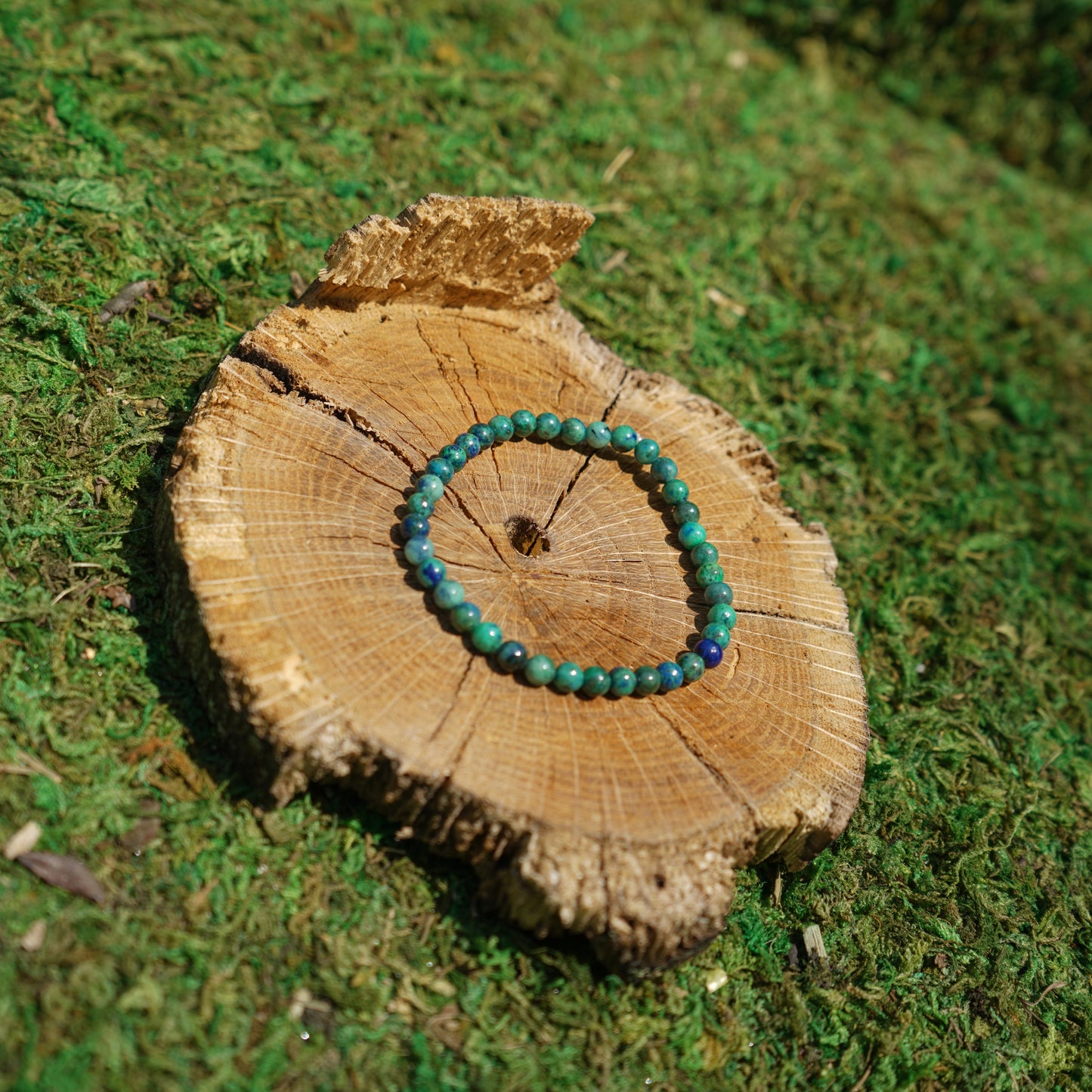 Azurite and Malachite Bracelet